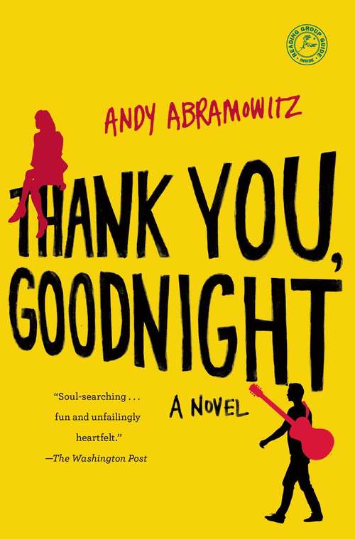 Book cover of Thank You, Goodnight: A Novel