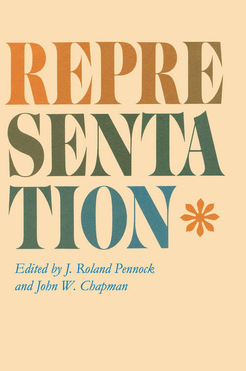 Book cover of Representation