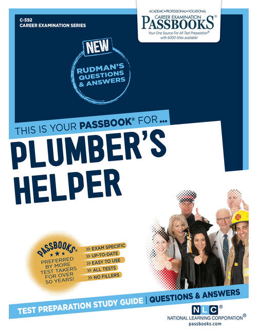 Book cover of Plumber's Helper: Passbooks Study Guide (Career Examination Series)