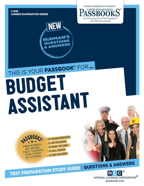 Book cover of Budget Assistant: Passbooks Study Guide (Career Examination Series: C-1736)