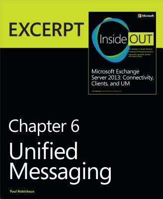 Book cover of Unified Messaging: EXCERPT from Microsoft Exchange Server 2013 Inside Out