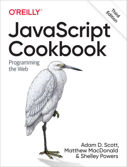 Book cover of JavaScript Cookbook
