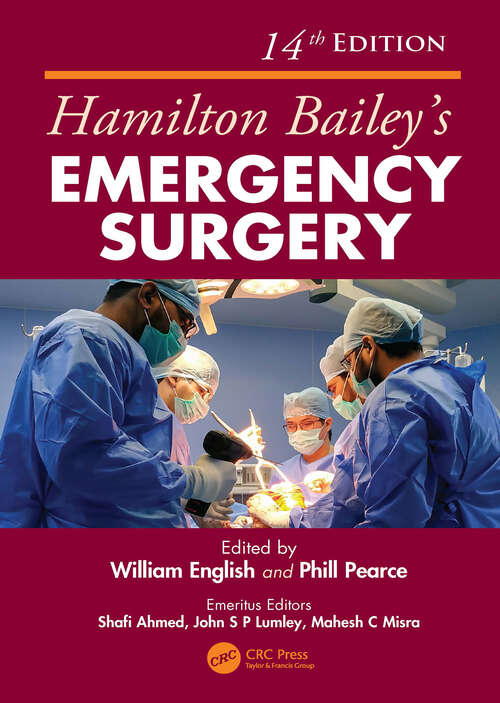 Book cover of Hamilton Bailey's Emergency Surgery (14)