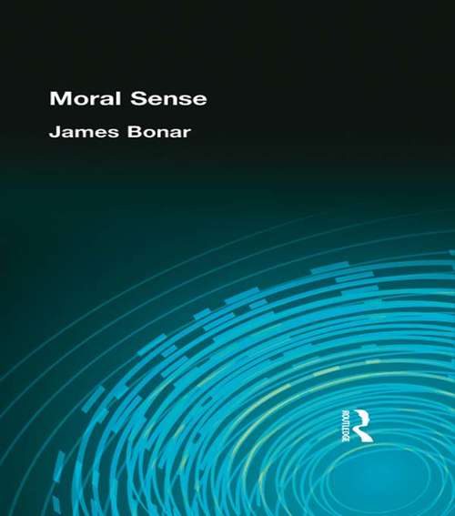 Book cover of Moral Sense: 1930 Edition (Muirhead Library Of Philosophy Ser.)