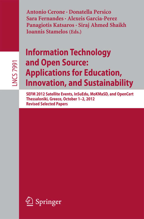 Book cover of Information Technology and Open Source: Applications for Education, Innovation, and Sustainability