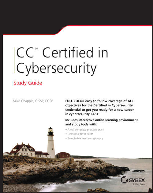 Book cover of CC Certified in Cybersecurity Study Guide (Sybex Study Guide)