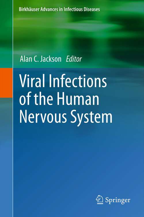 Book cover of Viral Infections of the Human Nervous System