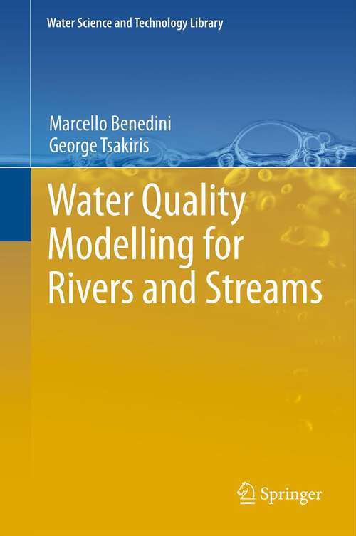 Book cover of Water Quality Modelling for Rivers and Streams