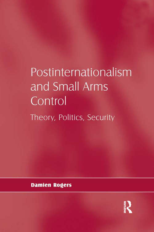 Book cover of Postinternationalism and Small Arms Control: Theory, Politics, Security