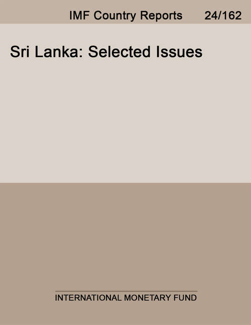 Book cover of Sri Lanka: Selected Issues Paper (Imf Staff Country Reports: Country Report No. 14/286)