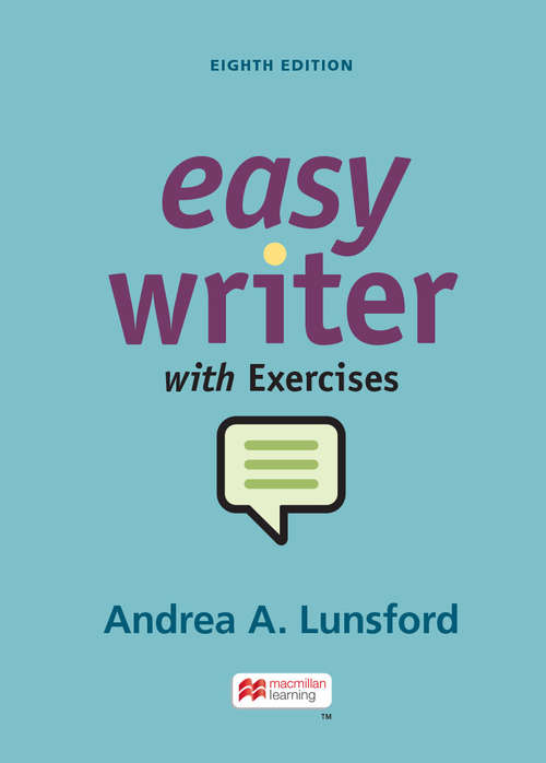 Book cover of EasyWriter with Exercises (Eighth Edition)