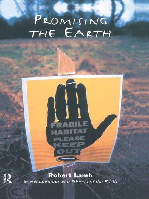 Book cover of Promising the Earth