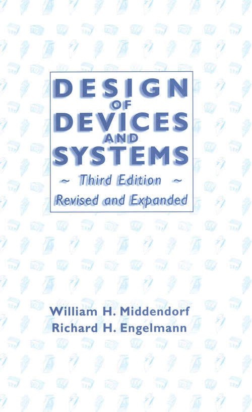 Book cover of Design of Devices and Systems