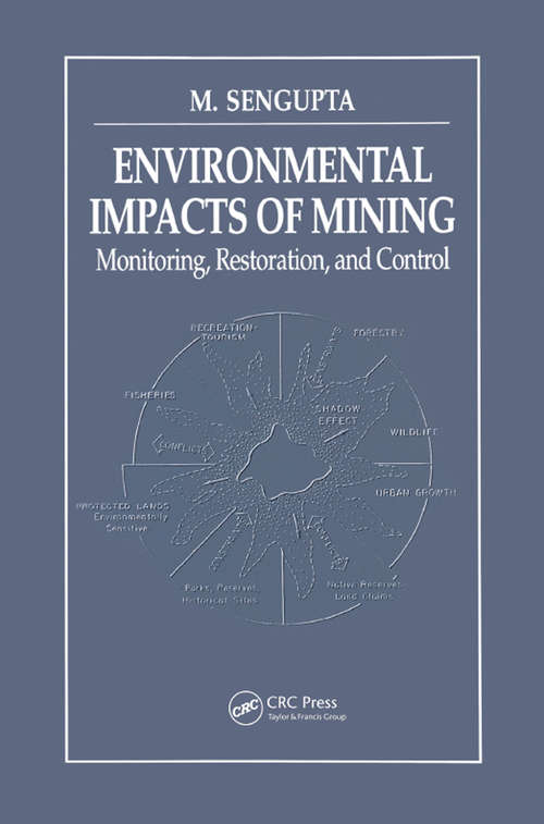 Book cover of Environmental Impacts of Mining Monitoring, Restoration, and Control