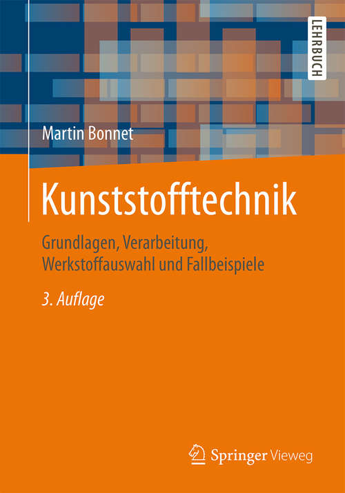 Book cover of Kunststofftechnik