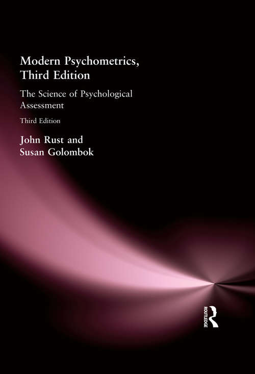 Book cover of Modern Psychometrics: The Science of Psychological Assessment (3rd Edition)