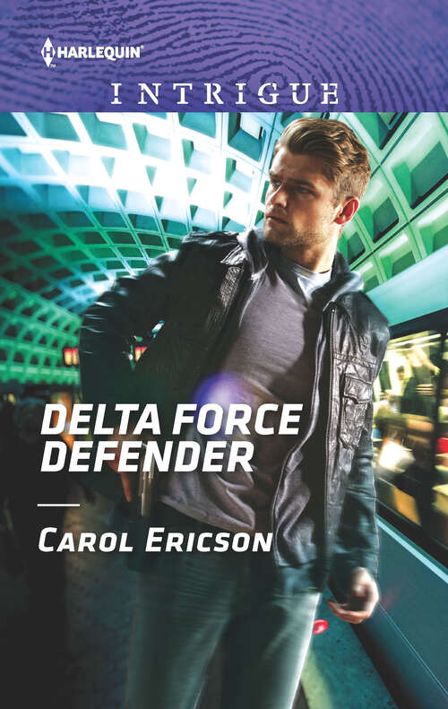 Book cover of Delta Force Defender: The Girl Who Wouldn't Stay Dead; Delta Force Defender; Wyoming Cowboy Protection (Original) (Red, White and Built: Pumped Up #1)