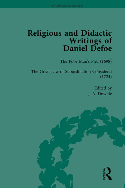 Book cover of Religious and Didactic Writings of Daniel Defoe, Part II vol 6