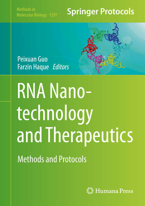 Book cover of RNA Nanotechnology and Therapeutics