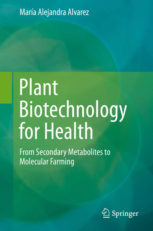 Book cover of Plant Biotechnology for Health
