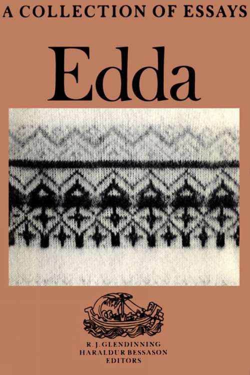 Book cover of The Edda: A Collection of Essays