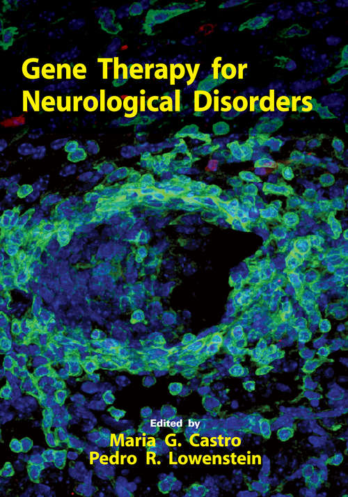 Book cover of Gene Therapy for Neurological Disorders (1)