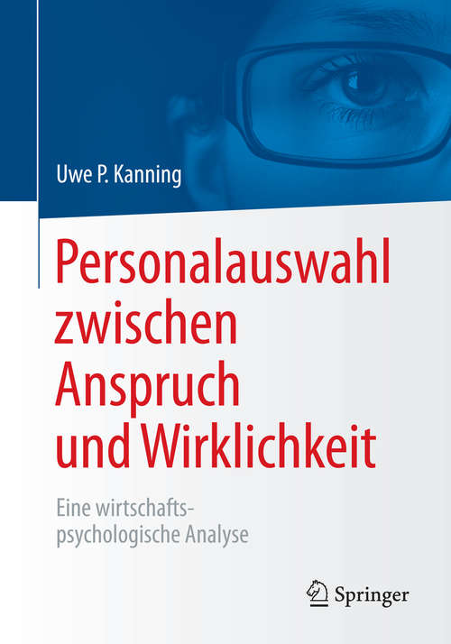 Book cover of Personalauswahl zwischen Anspruch und Wirklichkeit