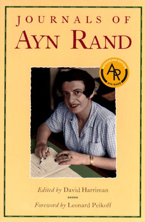 Book cover of The Journals of Ayn Rand