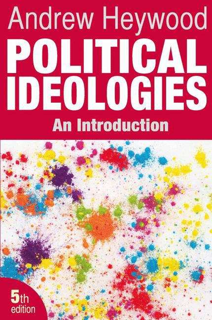 Book cover of Political Ideologies: An Introduction (Fifth Edition)