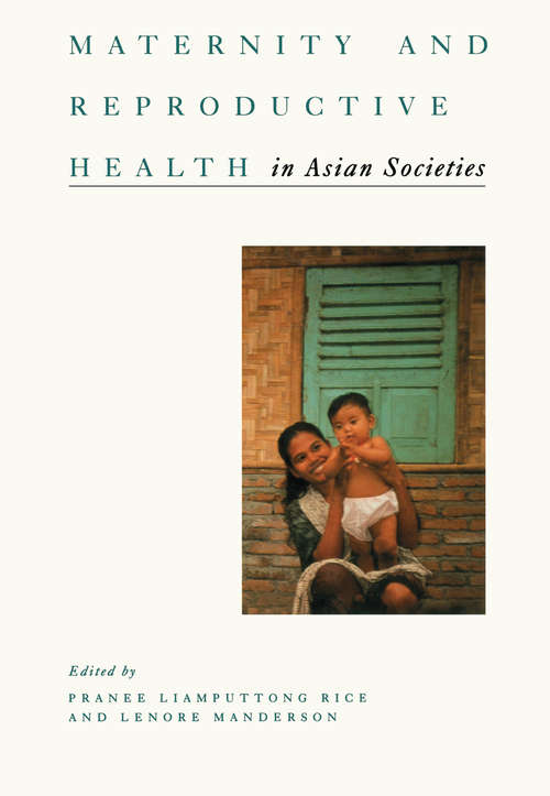 Book cover of Maternity and Reproductive Health in Asian Societies