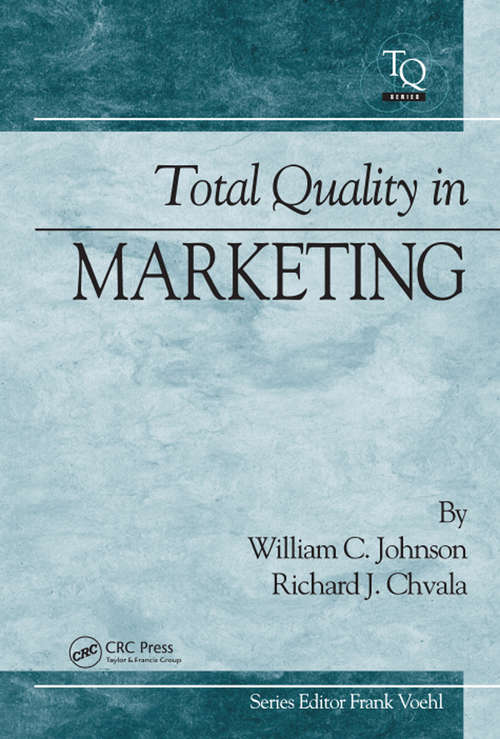 Book cover of Total Quality in Marketing