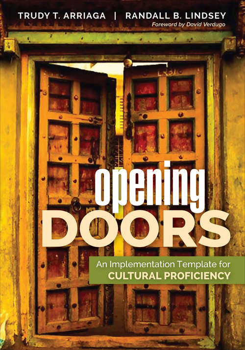 Book cover of Opening Doors: An Implementation Template for Cultural Proficiency