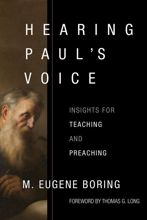 Book cover of Hearing Paul's Voice: Insights for Teaching and Preaching