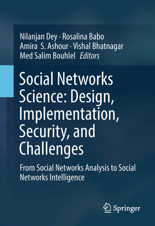 Book cover of Social Networks Science: From Social Networks Analysis to Social Networks Intelligence