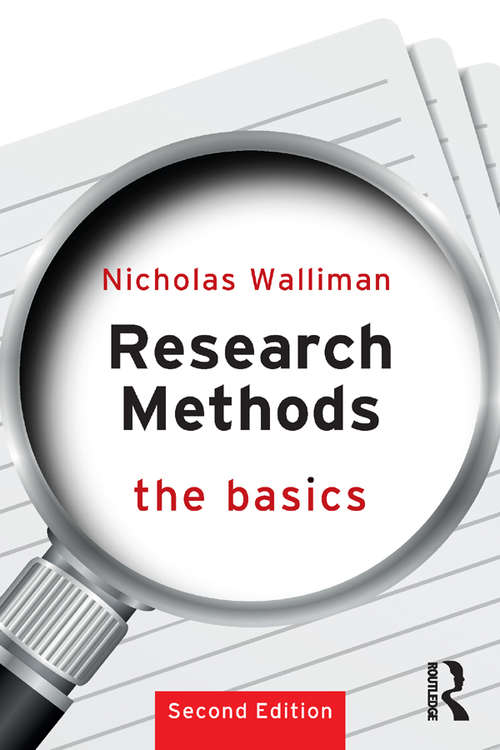 Book cover of Research Methods: 2nd edition (The Basics)