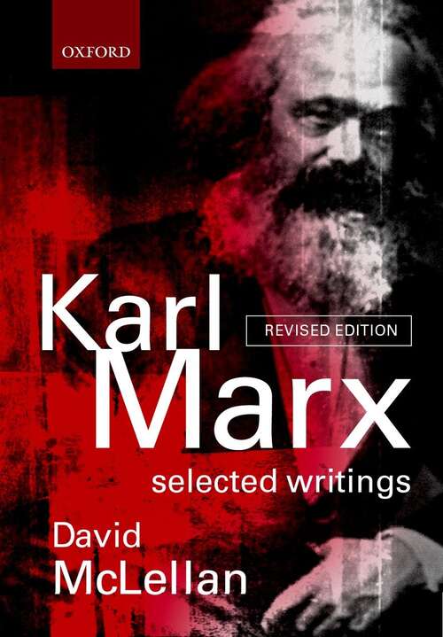 Book cover of Karl Marx: Selected Writings (2)