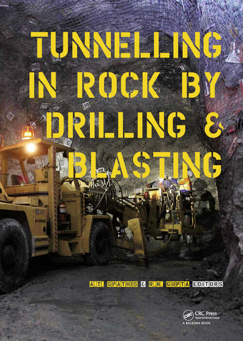 Book cover of Tunneling in Rock by Drilling and Blasting