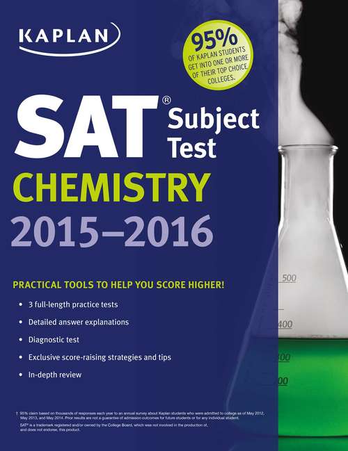 Book cover of Kaplan SAT Subject Test Chemistry 2015-2016