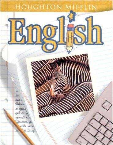 Book cover of Houghton Mifflin English (Grade #5)