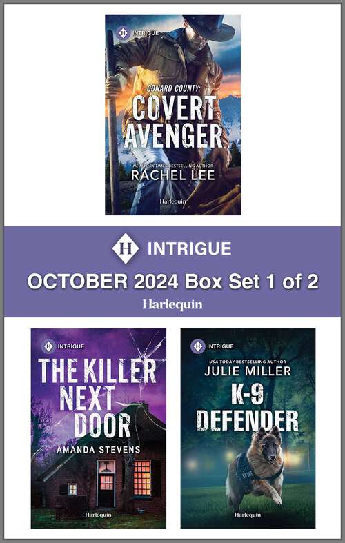 Book cover of Harlequin Intrigue October 2024 -  Box Set 1 of 2: A Suspense Romance Collection (Original)