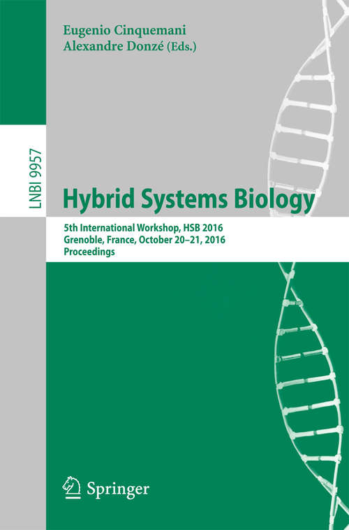 Book cover of Hybrid Systems Biology