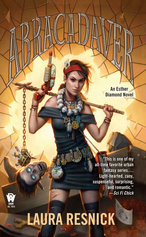 Book cover of Abracadaver (Esther Diamond Novel #7)