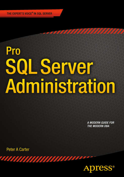 Book cover of Pro SQL Server Administration