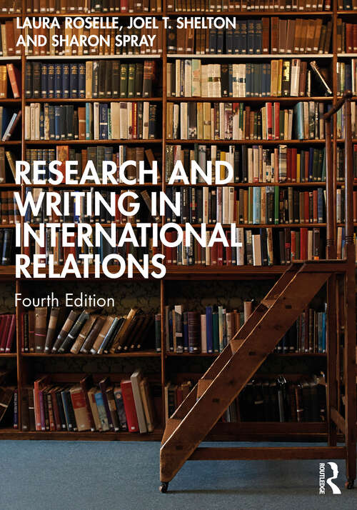 Book cover of Research and Writing in International Relations