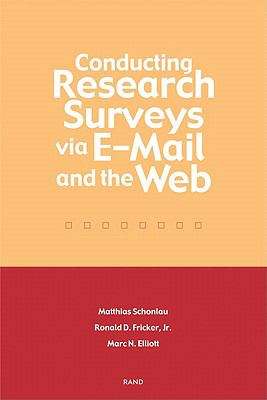 Book cover of Conducting Research Surveys via E-mail and the Web