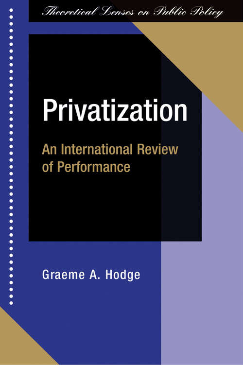 Book cover of Privatization: An International Review Of Performance