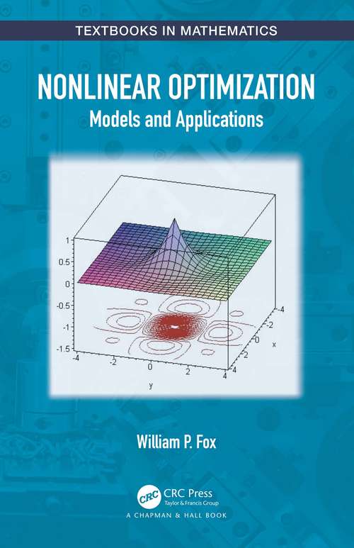 Book cover of Nonlinear Optimization: Models and Applications (Textbooks in Mathematics)