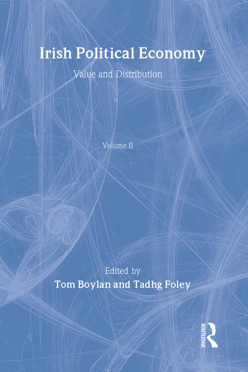 Book cover of Irish Political Economy Vol2