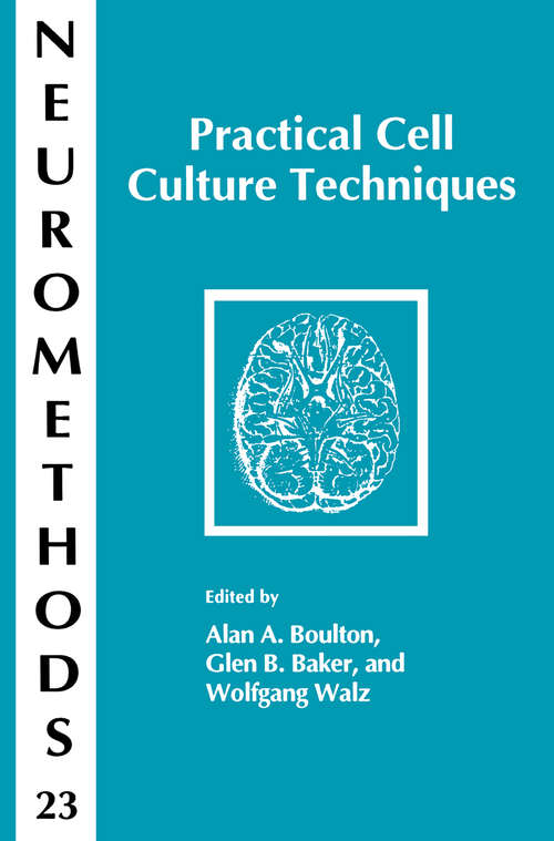 Book cover of Practical Cell Culture Techniques