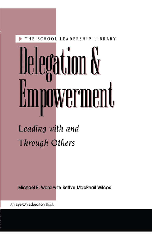 Book cover of Delegation and Empowerment